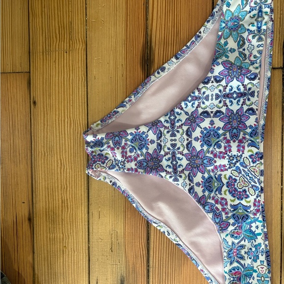 Nanette Lepore Purple and Blue Floral Bikini - Picture 2 of 10